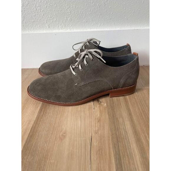 Men’s Cole Haan Grand.360 Oxford Grey Suede Dress Shoe Size 13 - Picture 3 of 9